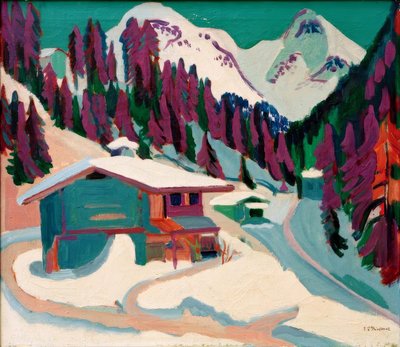 Wild Ground in the Snow by Ernst Ludwig Kirchner